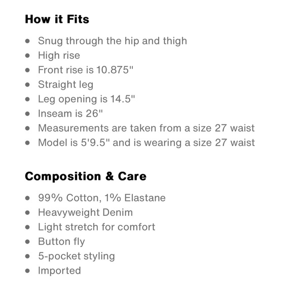 LEVI’S, NWOT, Buttoned, Raw Hem, WEDGIE STRAIGHT Jeans 27X25 inseam. - Picture 8 of 8